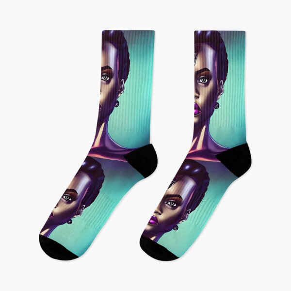 Item preview, Retrofuturism Queen designed and sold by BigBrainArtwork.