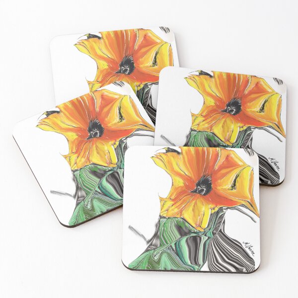Item preview, Sunflower distort designed and sold by Maggie Vieira.