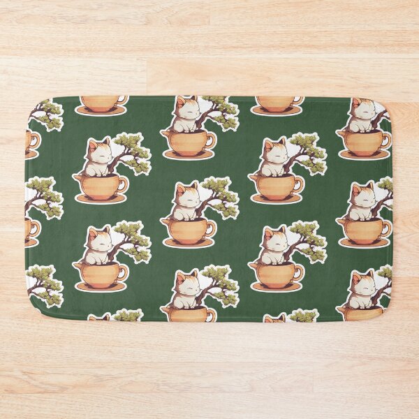 Item preview, Bonsai Tree Tea Cat designed and sold by Black-Glove.