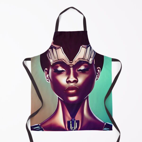 Item preview, Retrofuturism Goddess designed and sold by BigBrainArtwork.