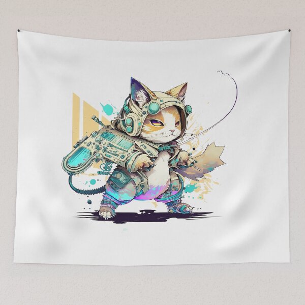 Item preview, Cybercat: Enigmaine Coon designed and sold by shawnwalrus.