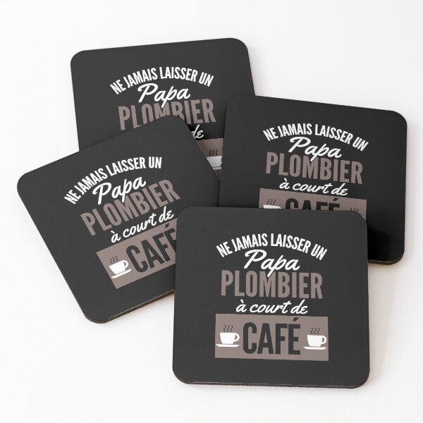 Aperçu de l'œuvre Cadeau Humour Papa plombier Café créée et vendue par RomualdGR.