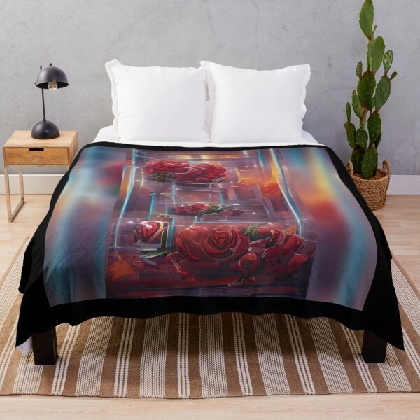 Item preview, Frozen Red Roses 4 - Throw Pillows and Prints.  designed and sold by ScatterHub.