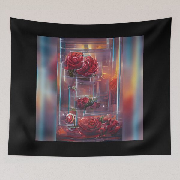 Item preview, Frozen Red Roses 4 - Throw Pillows and Prints.  designed and sold by ScatterHub.