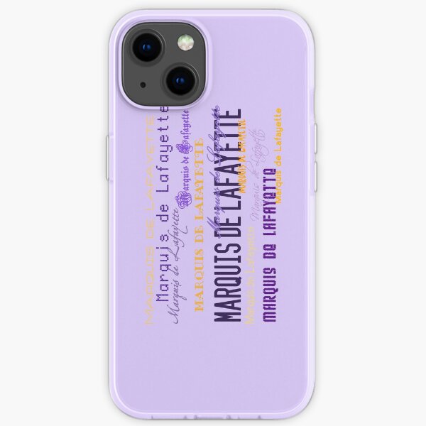 Marquis De Lafayette iPhone Soft Case