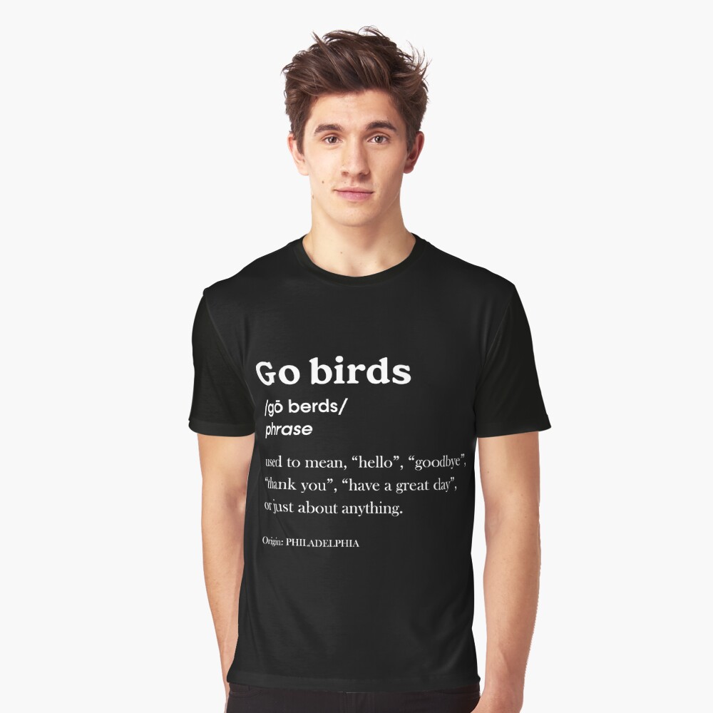 Zazzle Go Birds Dictionary Definition Philadelphia Eagles T-Shirt, Men's, Size: Adult S, Shamrock Green