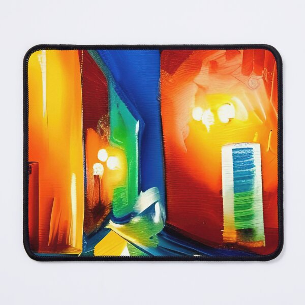 Item preview, Colourful Street at Night designed and sold by Arkneer.