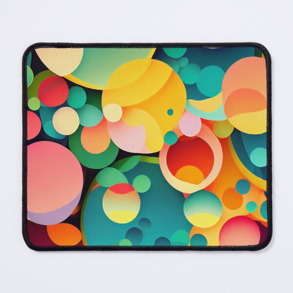 Item preview, "Adelynn" - Balls Circle Sphere Abstract Pattern in Black, Red, Green, Blue, Purple, Pink, Cyan, Magenta, Orange, Grey designed and sold by HiArtify ❤️.