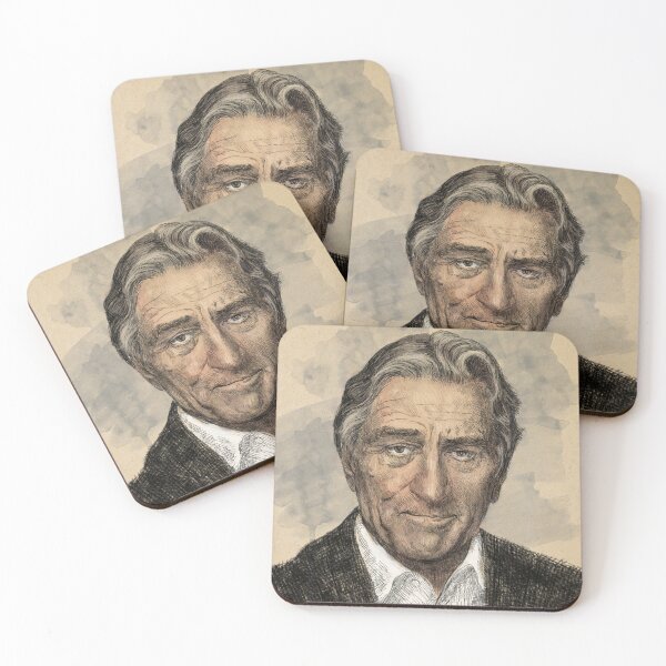 Item preview, Robert De Niro, watercolor and pencil portrait designed and sold by maria0505.