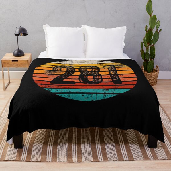Item preview, Distressed Vintage Sunset 281 Area Code designed and sold by Gold Wings Tees.
