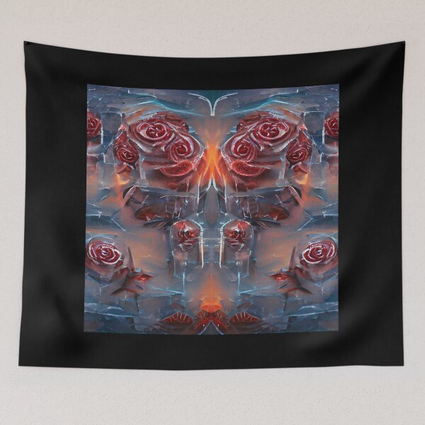 Item preview, Frozen Red Roses 5 - Throw Pillows and Prints.  designed and sold by ScatterHub.