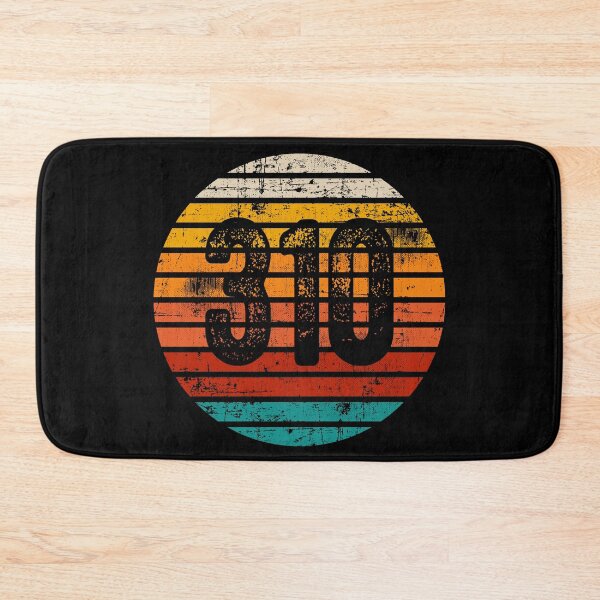 Item preview, Distressed Vintage Sunset 310 Area Code designed and sold by Gold Wings Tees.