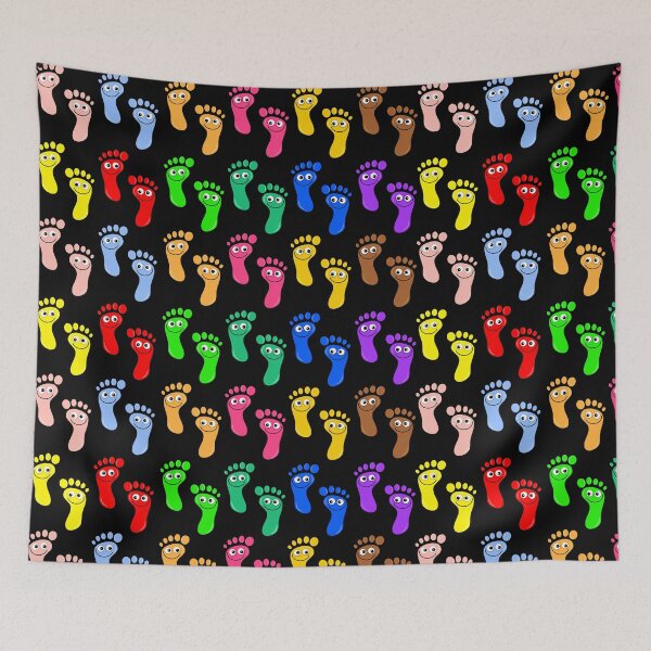 Item preview, Colourful Happy Feet Emoji designed and sold by Prawny.