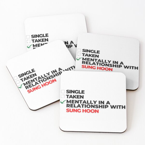 Item preview, Mentally In A Relationship With Sung Hoon designed and sold by Itsheartshop.