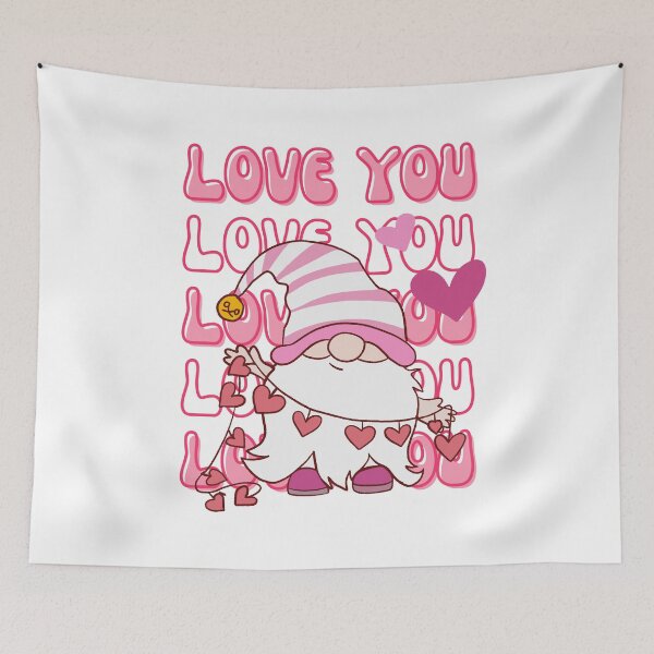 Item preview, Valentine Gnomes Hearts, Love You, Cute Valentines Day, Be Mine designed and sold by Colors nature.