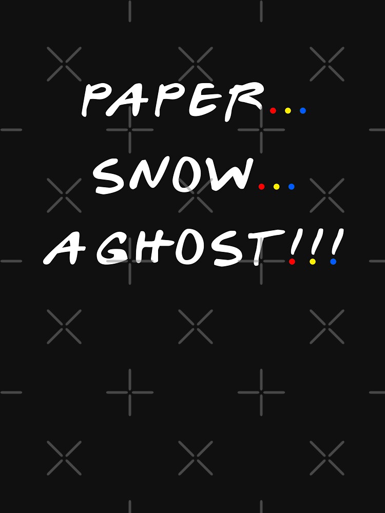 Paper Snow A Ghost T Shirt