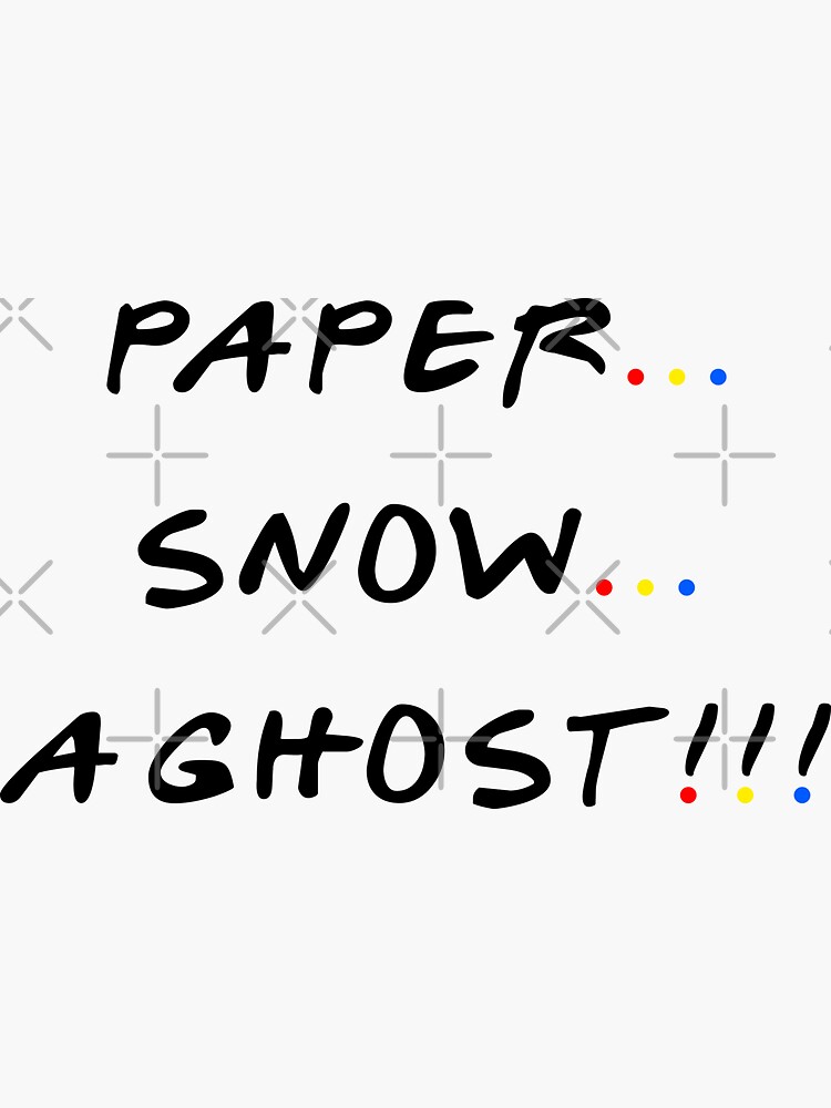 Paper Snow A Ghost T Shirt