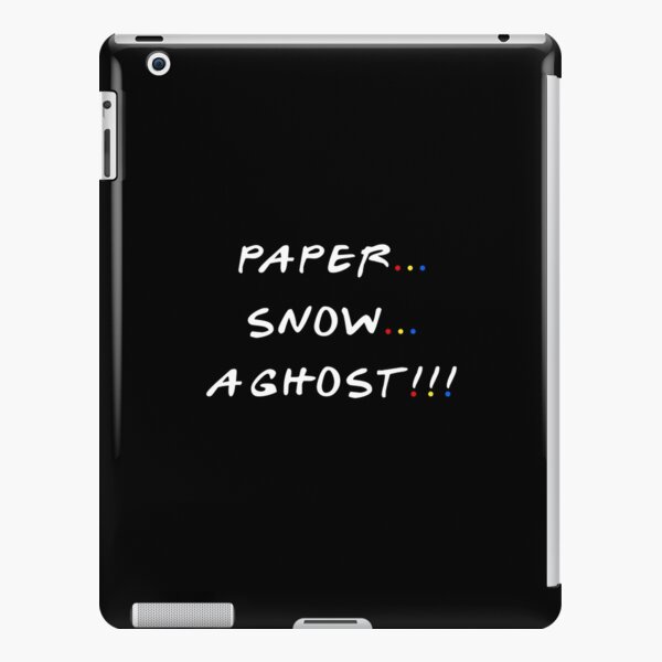 Paper... Snow... A ghost!!! iPad Snap Case