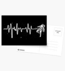 Space Heartbeat Postcards