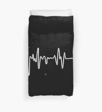Space Heartbeat Duvet Cover
