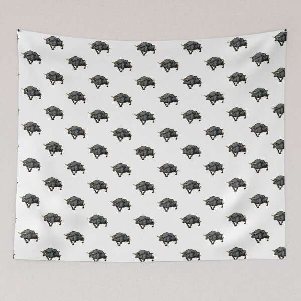 Item preview, Black Scary Angry Furious Bull Design designed and sold by zoripet Store.