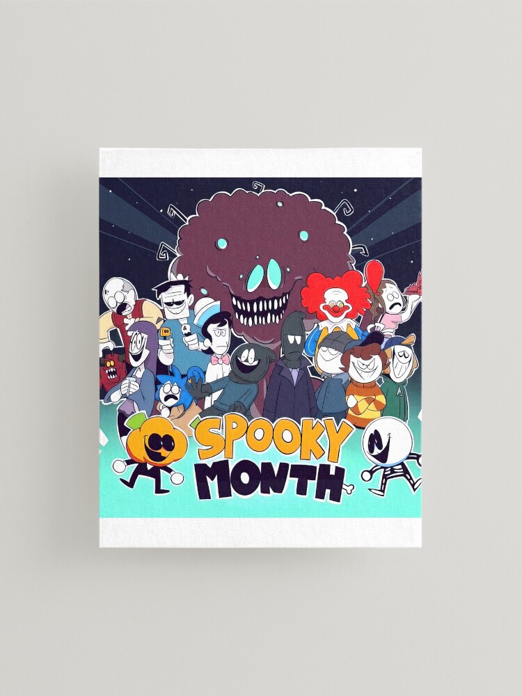 Spooky Month Mounted Print for Sale by XephArtcute