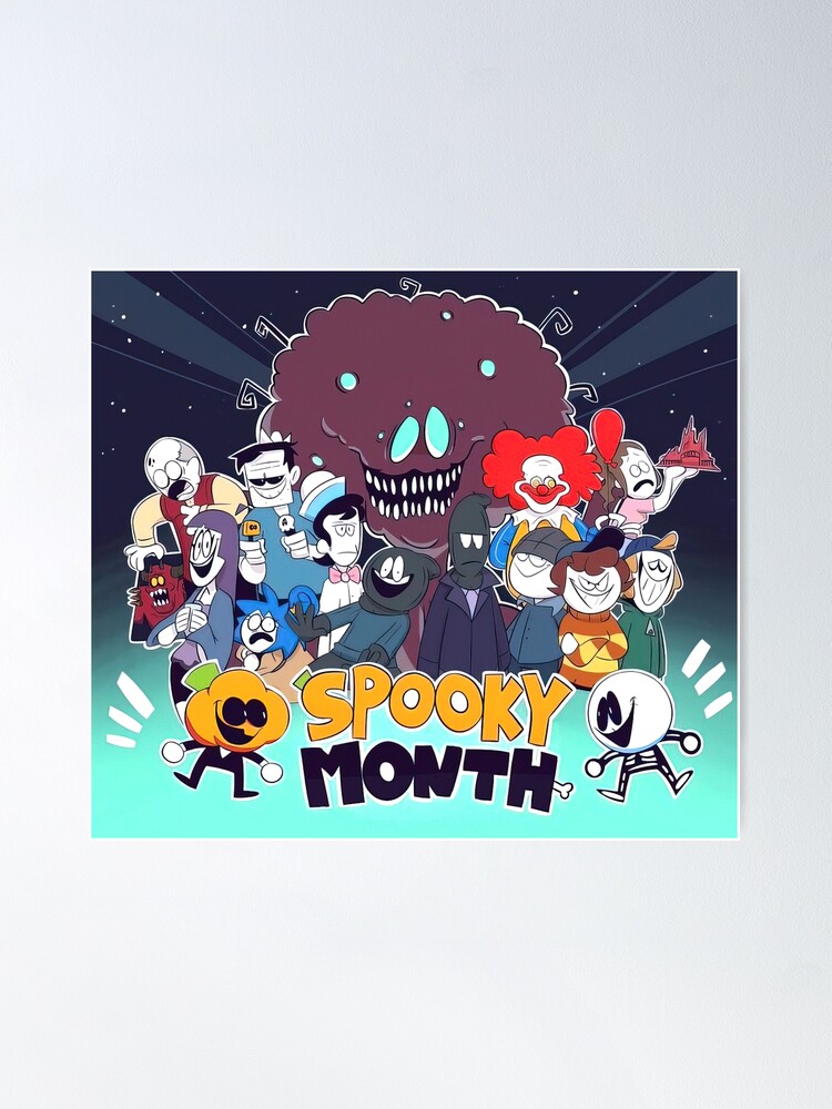 Funny Spooky Month Poster for Sale by Miguellomeli