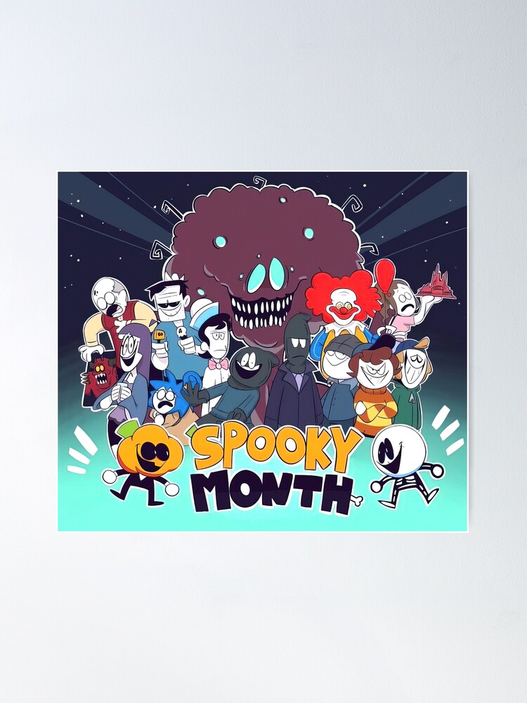 Spooky Month Poster for Sale by TinyPinkShoe