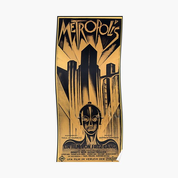 Metropolis - Fritz Lang, movie Poster
