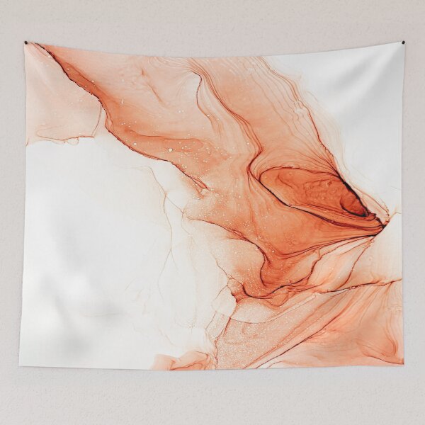 Item preview, Orange Aura Gradient Ombre Sombre Abstract  designed and sold by Tamas Das.