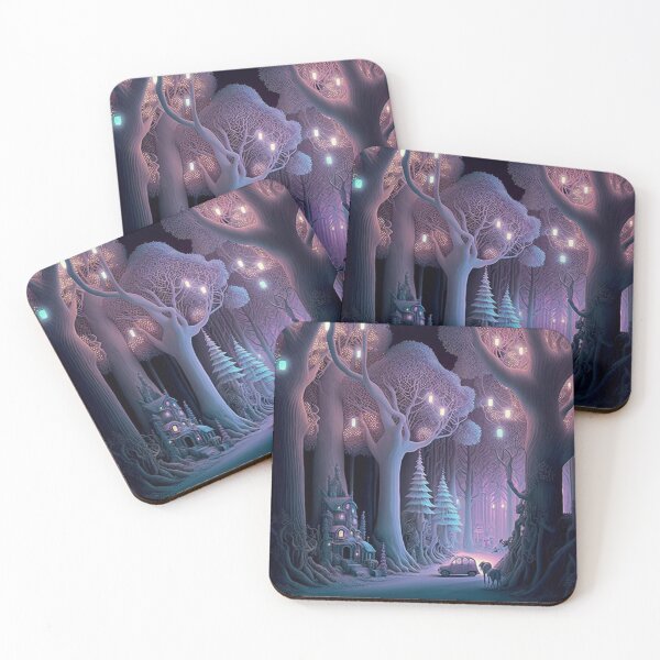 Item preview, Sparkling Winter Forest designed and sold by mymossymind.