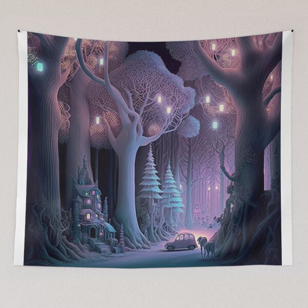 Item preview, Sparkling Winter Forest designed and sold by mymossymind.