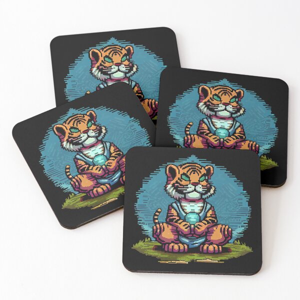 Item preview, Pixel art Tiger. designed and sold by Pixelarium.