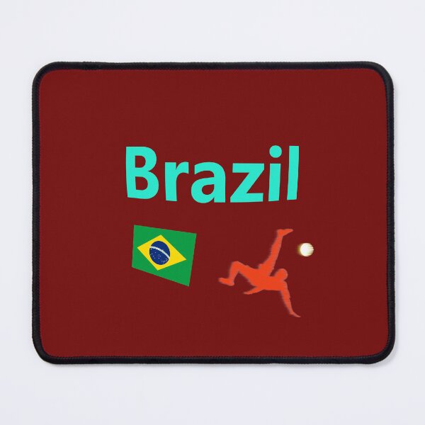 Item preview, Brazil Soccer abstract design designed and sold by lobodelnoir.