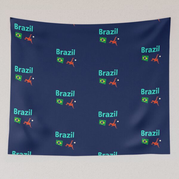 Item preview, Brazil  Soccer abstract design  designed and sold by lobodelnoir.