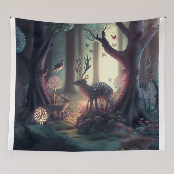 Item preview, Glowing Forest Friends designed and sold by mymossymind.