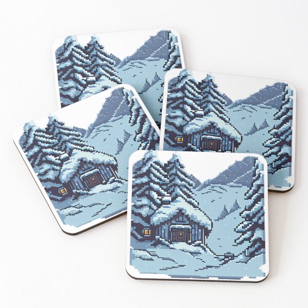 Item preview, House in snowy forest. 3 designed and sold by Pixelarium.