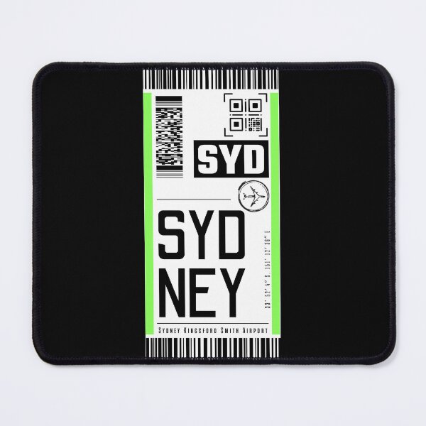 Item preview, SYDNEY SYD NSW classic luggage tag flight sticker designed and sold by LeddsoDello.