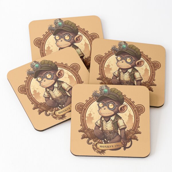 Item preview, Grease Monkey Steampunk Style Monkey designed and sold by Shaani.