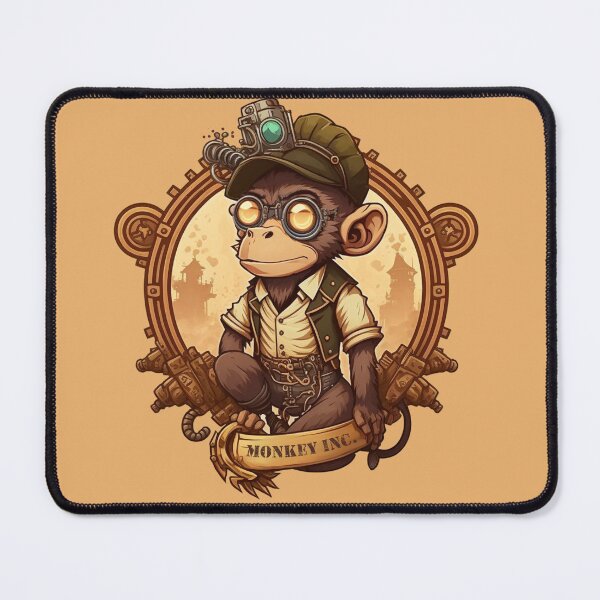 Item preview, Grease Monkey Steampunk Style Monkey designed and sold by Shaani.