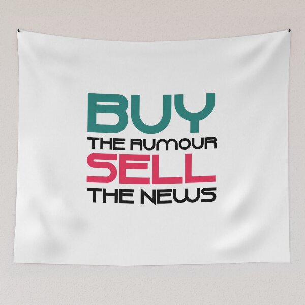 Item preview, Buy the Rumour Trading Crypto Cryptocurrency Gift Idea designed and sold by throwbackgamer.