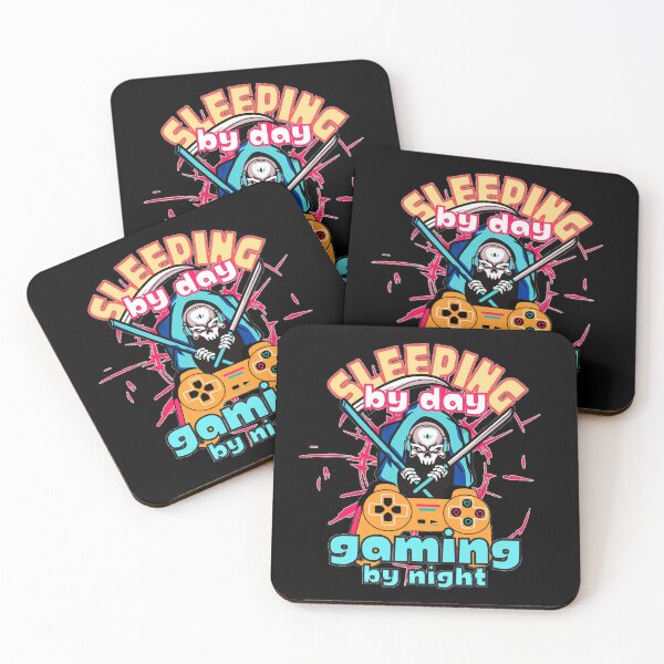 Item preview, Sleeping By Day Gaming By Night designed and sold by Joy Poddar.