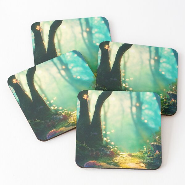 Item preview, Fairytale forest path magical lighting illustration designed and sold by RK - Shop.