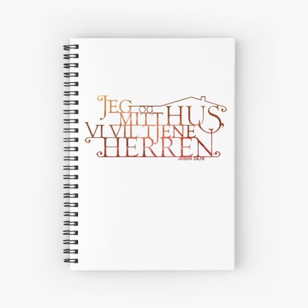 Jeg og mitt hus Spiral Notebook