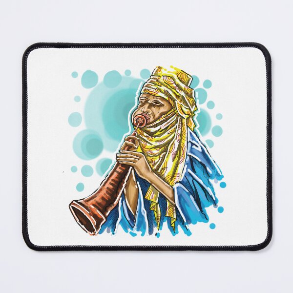 Item preview, Experienced Hausa Flutist Playing Flute designed and sold by Kainene.