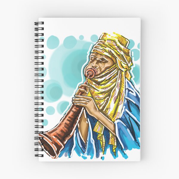 Item preview, Experienced Hausa Flutist Playing Flute designed and sold by Kainene.