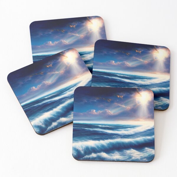 Item preview, Rough sea during godrays designed and sold by Jaroslav Hubert.