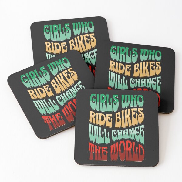 Item preview, GIRLS WHO RIDE WILL CHANGE THE WORLD designed and sold by R B Chrystal.