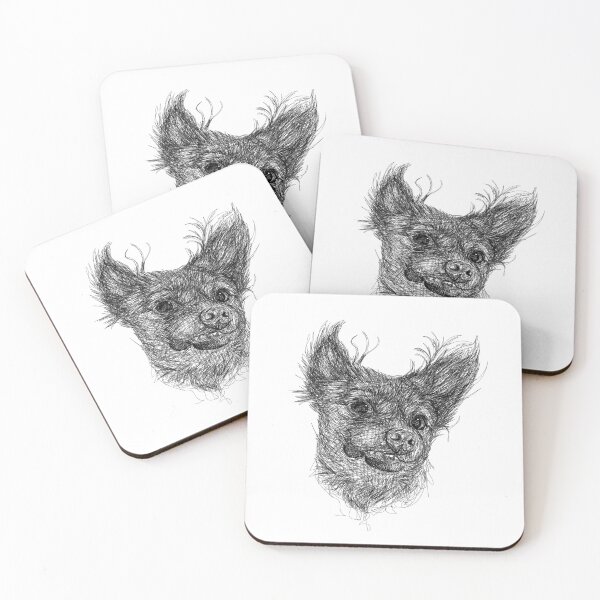 Item preview, Dog drawing with scribble art designed and sold by KondeHipe.