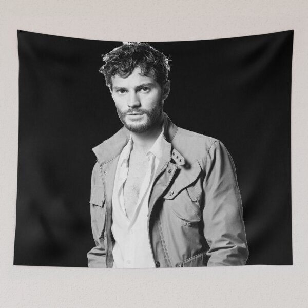 Item preview, Jamie Dornan Black White Poster Art designed and sold by nedda85.